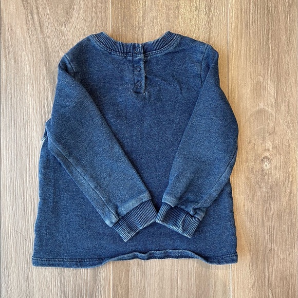 Splendid Boy’s Denim-Look Knit long-sleeve 12-18 months EUC - Picture 2 of 5